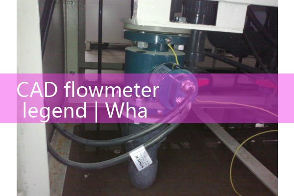 CAD flowmeter legend