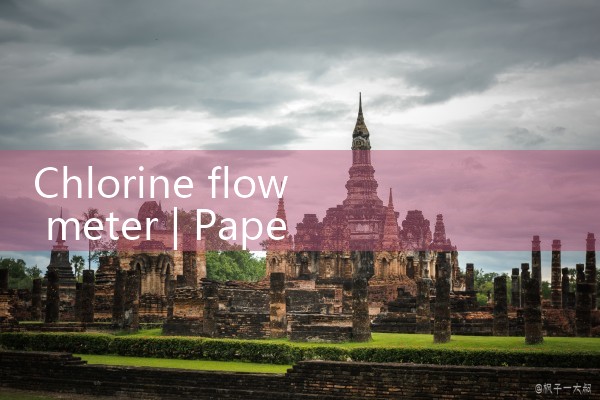 chlorine flow meter|rotameter flow meter