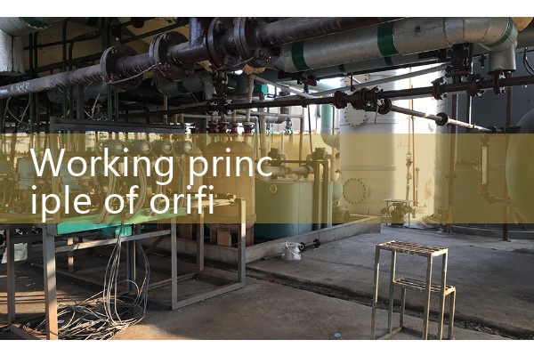 Working principle of orifice flowmeter