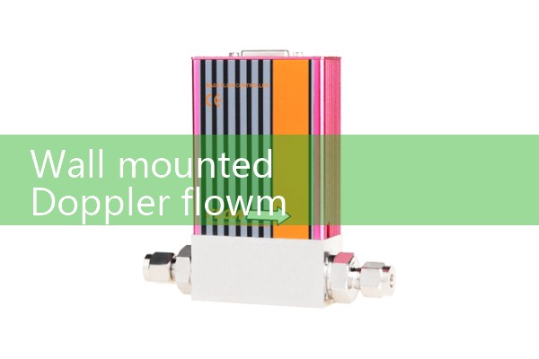 Wall mounted Doppler flowmeter