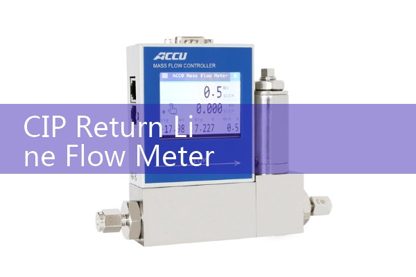 CIP Return Line Flow Meter: Monitoring Cleaning Fluid Drainage