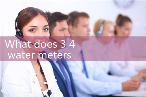 3 4 water meter|rotameter flow meter