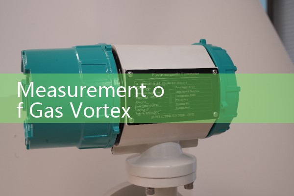 Measurement of gas vortex flowmeter