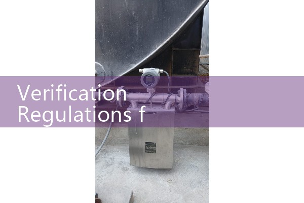 Verification regulations for open channel flow meters